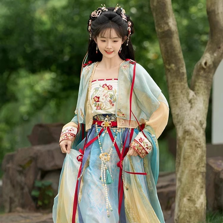 虞书欣同款汉服女新款古装表演服