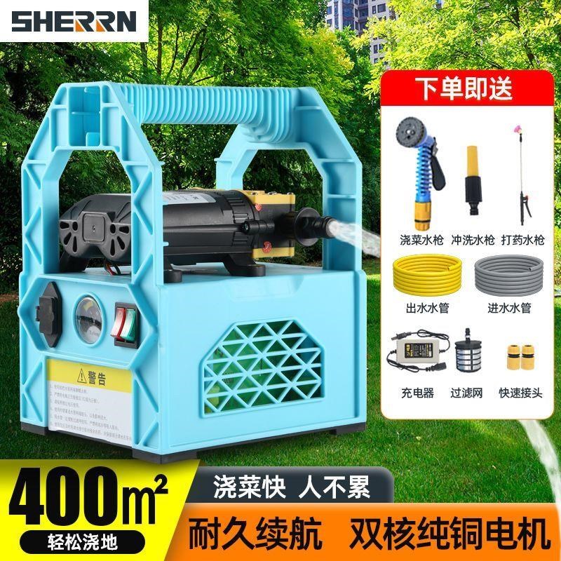 充电小型抽水泵农k用手提电动喷雾器浇水神器多功能锂电喷淋用农