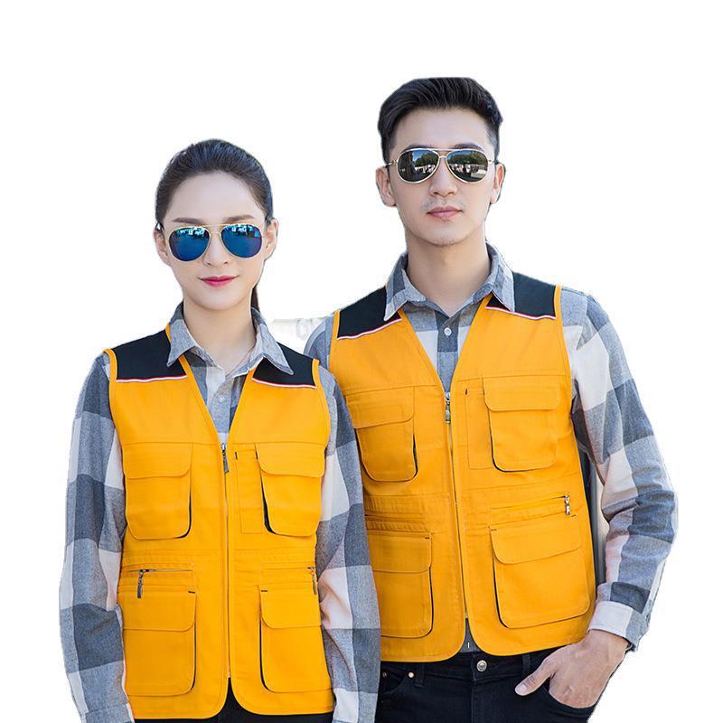 装马甲定制工作服男摄影劳工保广告活动印logBPAo装夹志马愿者背