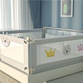 宝宝床围栏儿童防摔床上挡板x婴儿防掉大床边栏杆安全幼儿床护栏