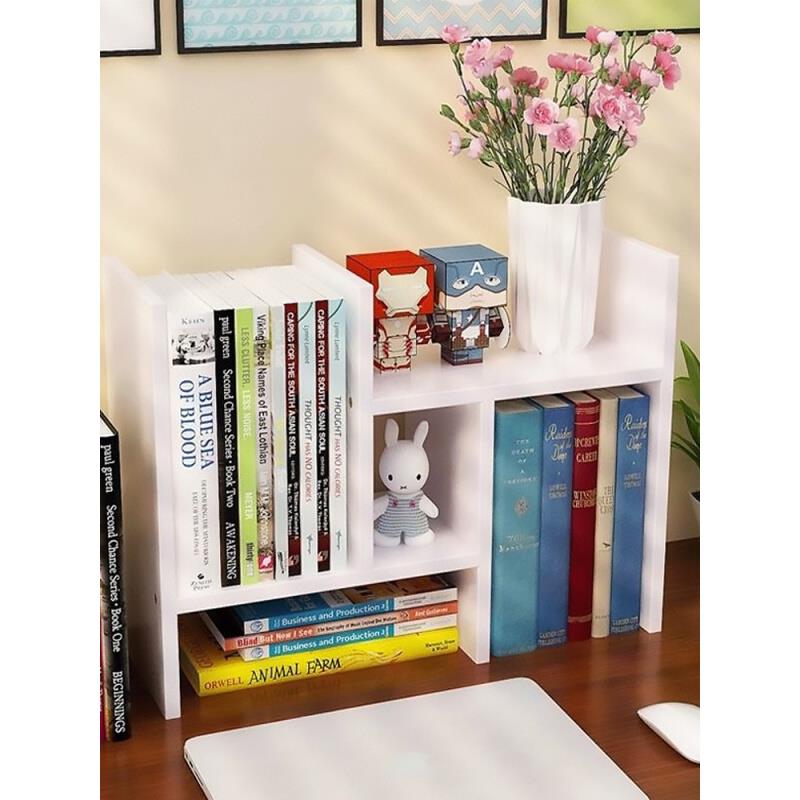。新疆包个邮书架置物架桌面办公室家用收纳架桌面小型书柜桌上书