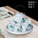 新景德镇手绘青花瓷茶具套装 家用B大容量分茶器提梁壶茶杯茶盘整