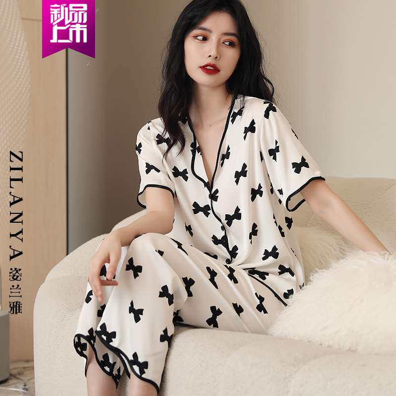 居家服女可出门休闲睡衣设计感小众天的人日时尚网红漂亮好看夏季