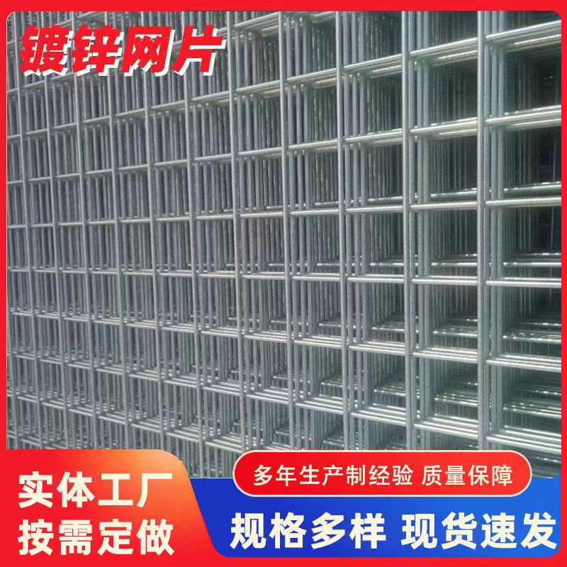 镀锌铁丝网焊接建筑钢筋混凝土加粗防护网围栏小孔狗笼养殖网片