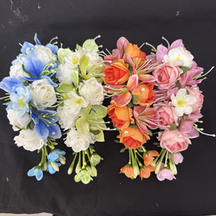 云南傣族头花发梳舞蹈头饰泰国民族风手工发饰演出服装配饰影楼