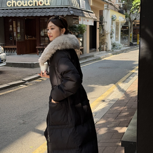 配可拆卸真狐狸毛毛领 OUL 保暖羽绒服外套 标 9678461RM DETAIL