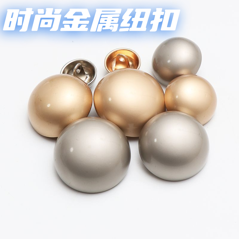 金属纽扣女装风衣毛呢开衫