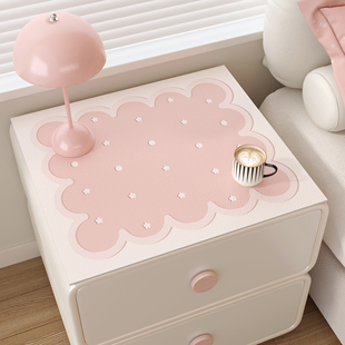 床头柜垫子轻奢高级感防水防烫免洗桌面台面保护垫洗衣机防尘盖布