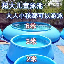 充气游泳池婴幼儿家用大型加厚户外戏水池三四层充气水池洗澡成人