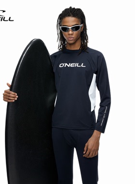 ONEILL男女速干上衣弹力针织休闲百搭游泳防晒冲浪服运动上衣新款