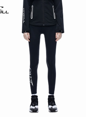 ONEILL新款女士泳裤沙滩裤纯色紧身时尚百搭2025新款冲浪裤瑜伽裤