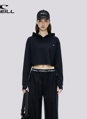 ONEILL运动连帽卫衣吸湿排汗运动套头衫瑜伽服防晒外套女春季新款