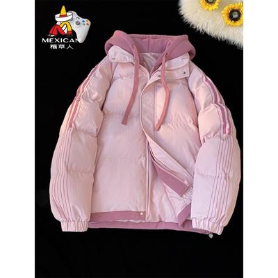 稻草人正品羽绒棉服女款冬季外套2025年新款爆款棉袄夹棉高级感男