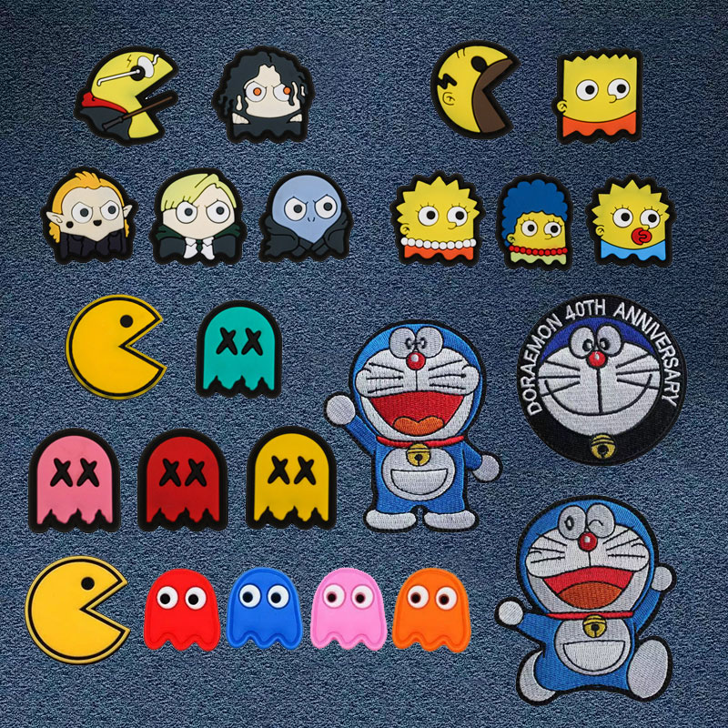 辛普森一家哈利波特徽章魔术贴3D