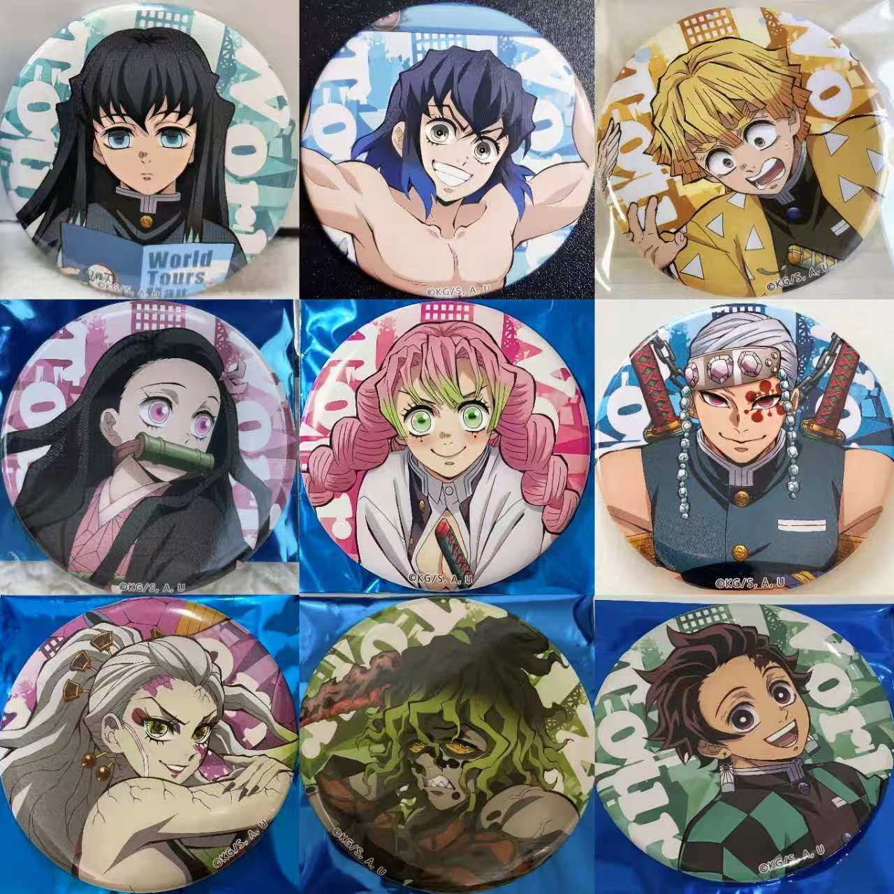 日谷鬼灭之刃剧场版世界巡演徽章