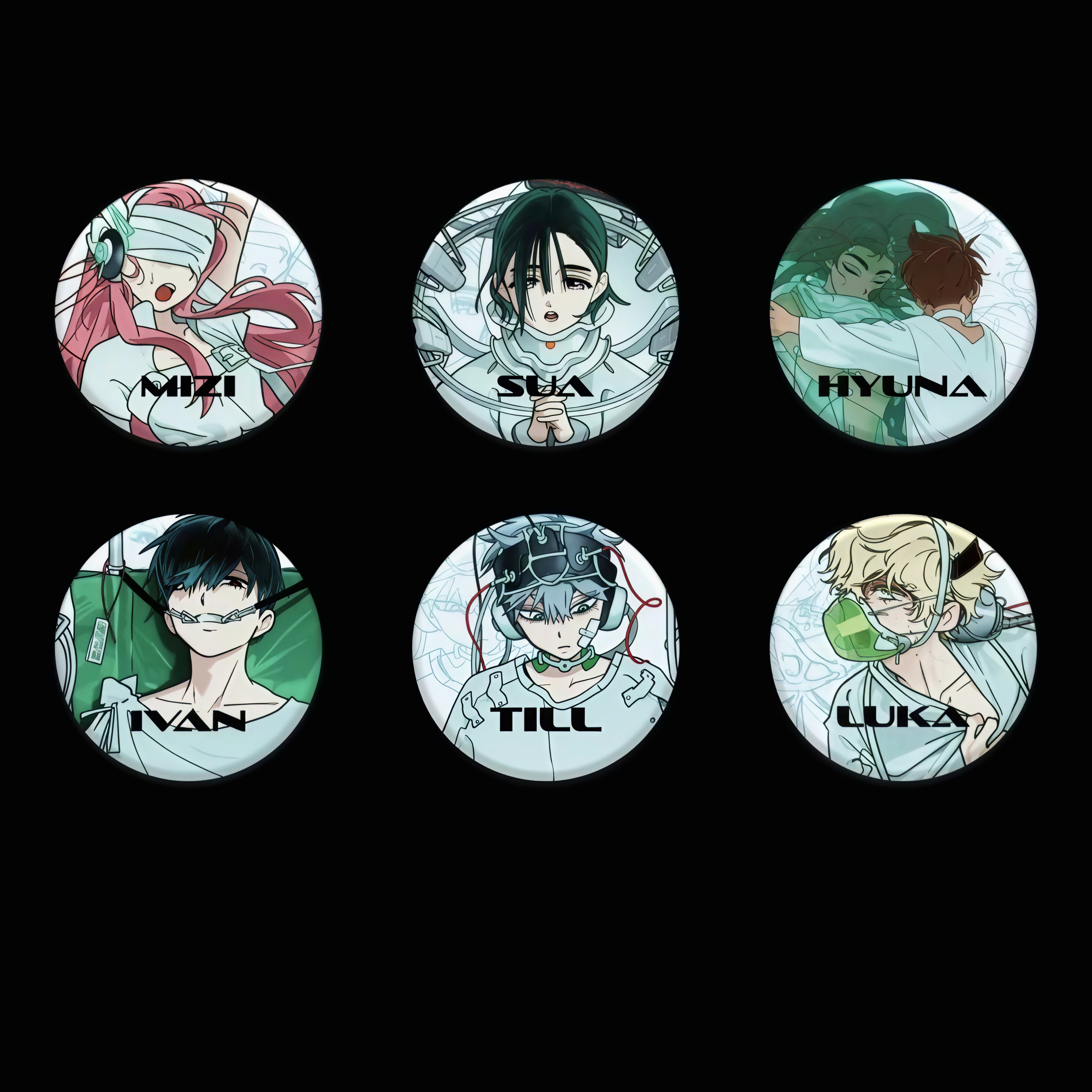 异形舞台医疗系列圆形徽章吧唧