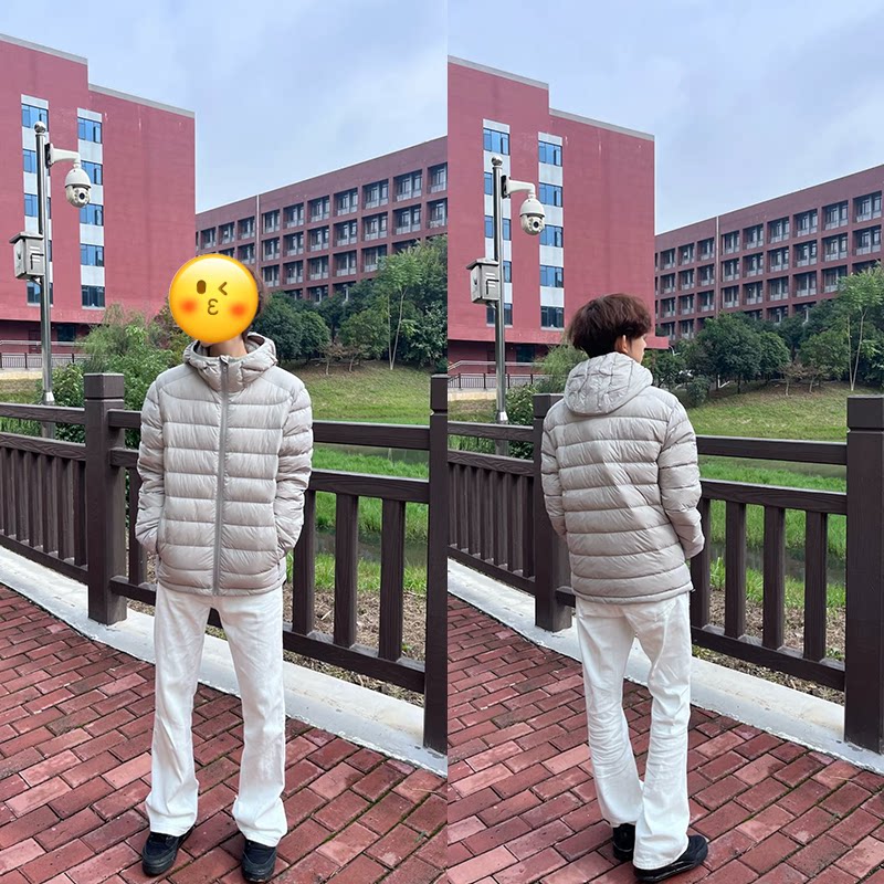 冬季新款美式轻薄排骨棉服棉袄连帽保暖复古潮流情侣男女棉衣外套