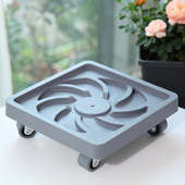 方形托盘厚实带轮子 橡胶轮 移动托盘接水