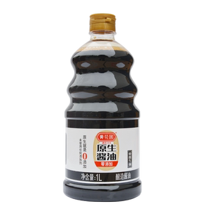 黄花园原生酱油无添加天然酿造酱油特级生抽1L日常家用凉拌黄豆酱