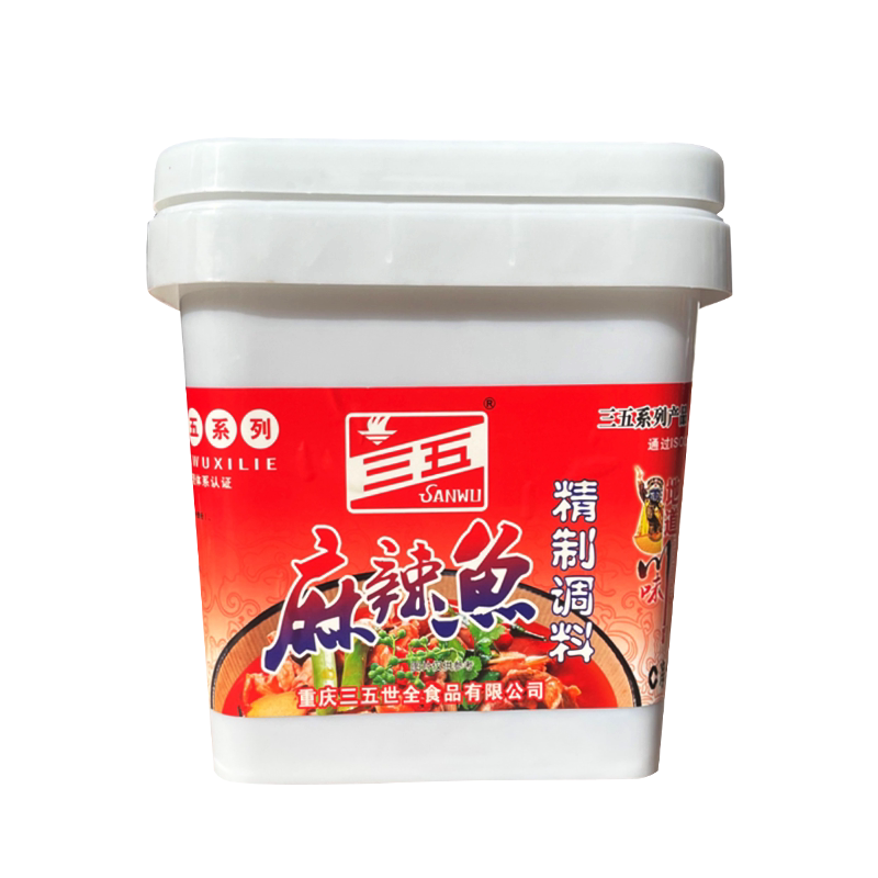 重庆三五清油串串香烧烤调料麻辣鱼藤椒鱼香辣酱麻辣酱一料多用料