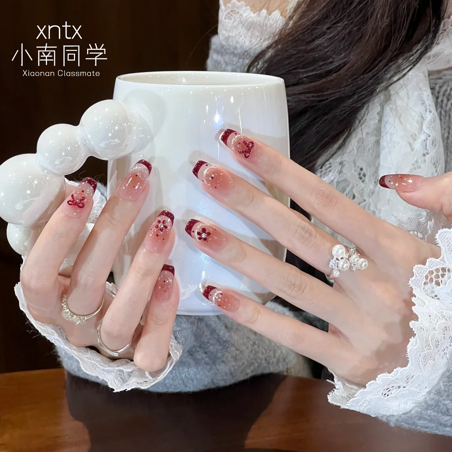 【精致显白】安哥拉红精致穿戴甲