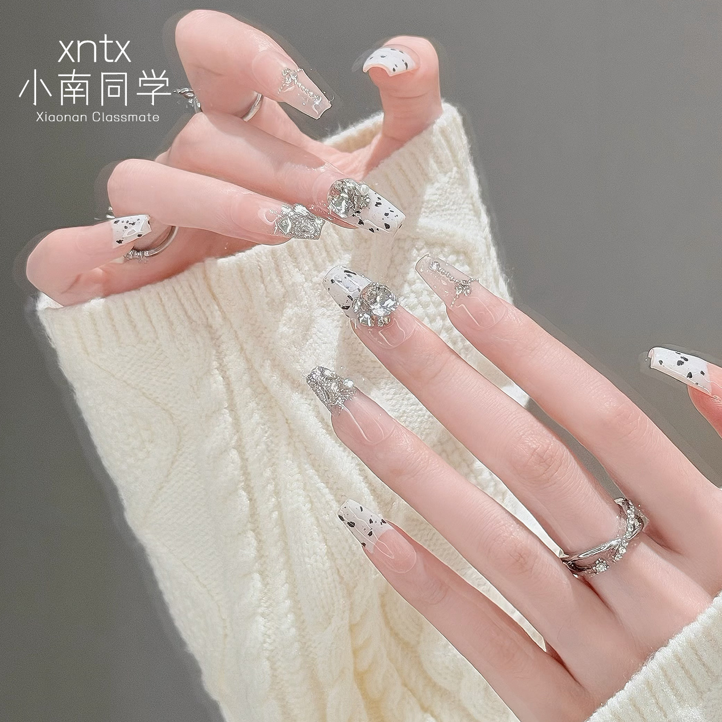 【白色精致显白甲】气质轻奢美甲