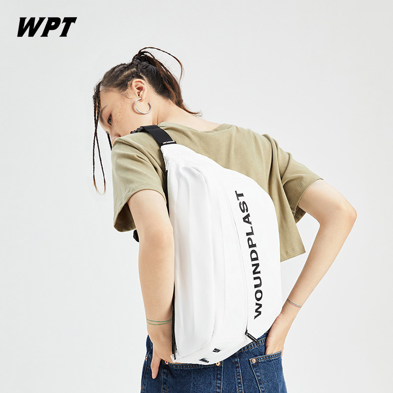 WPT饺子包斜挎女高级感大容量胸包通勤包学生单肩包运动休闲腰包