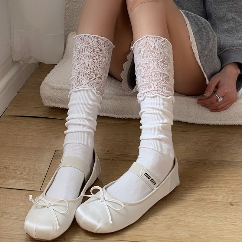 小腿女袜小红书春秋抖音袜运动袜