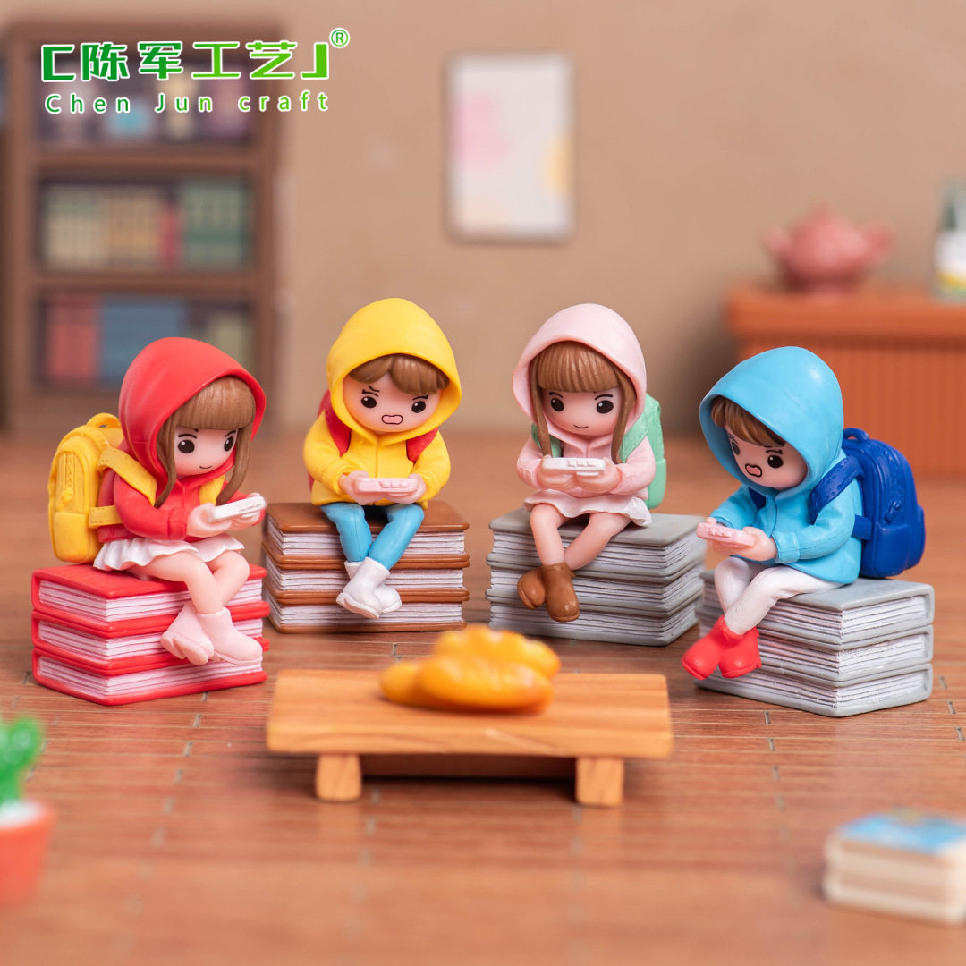 公仔娃屋装饰品创意迷你桌面小摆