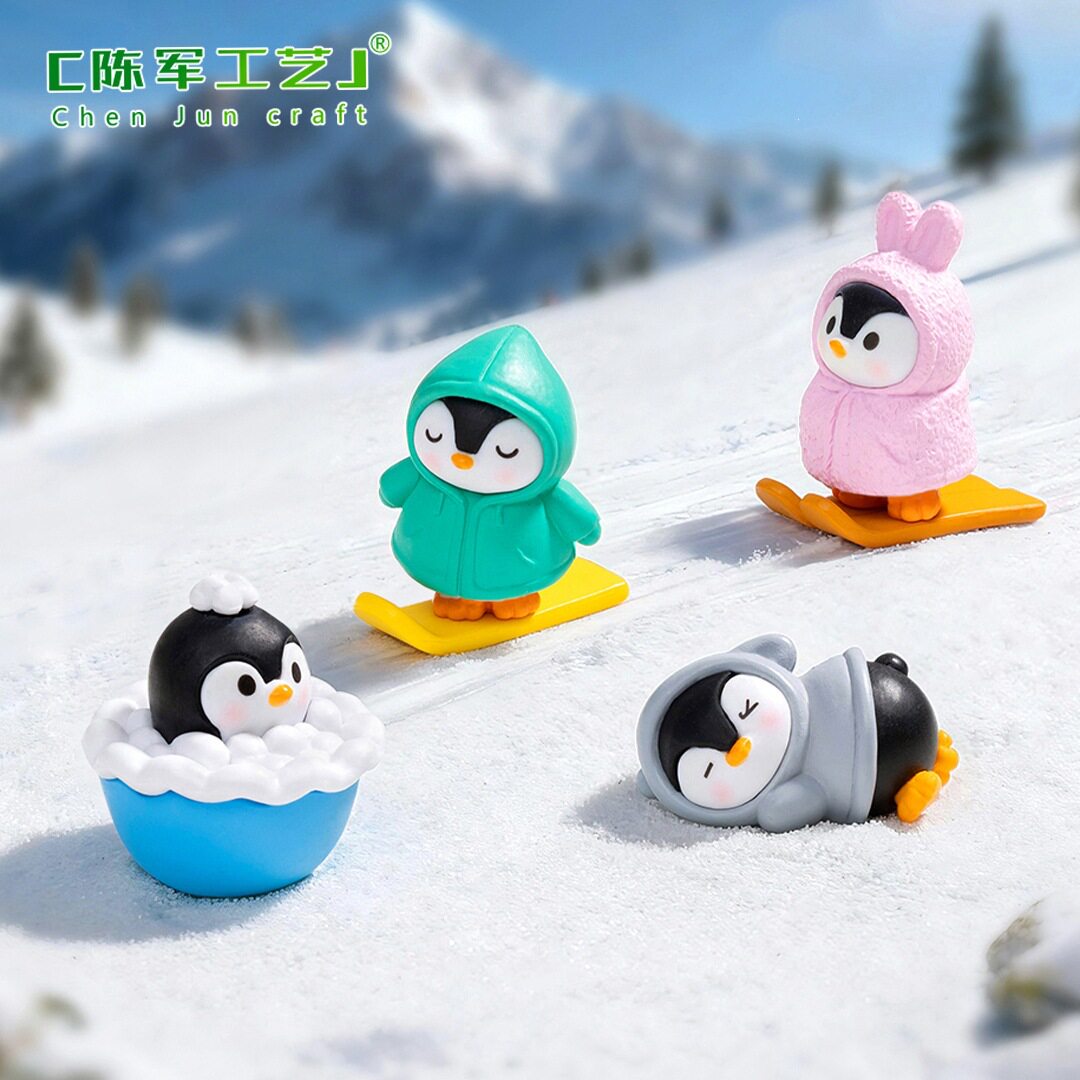 粒雪地造景装饰品摆件景观载小汽