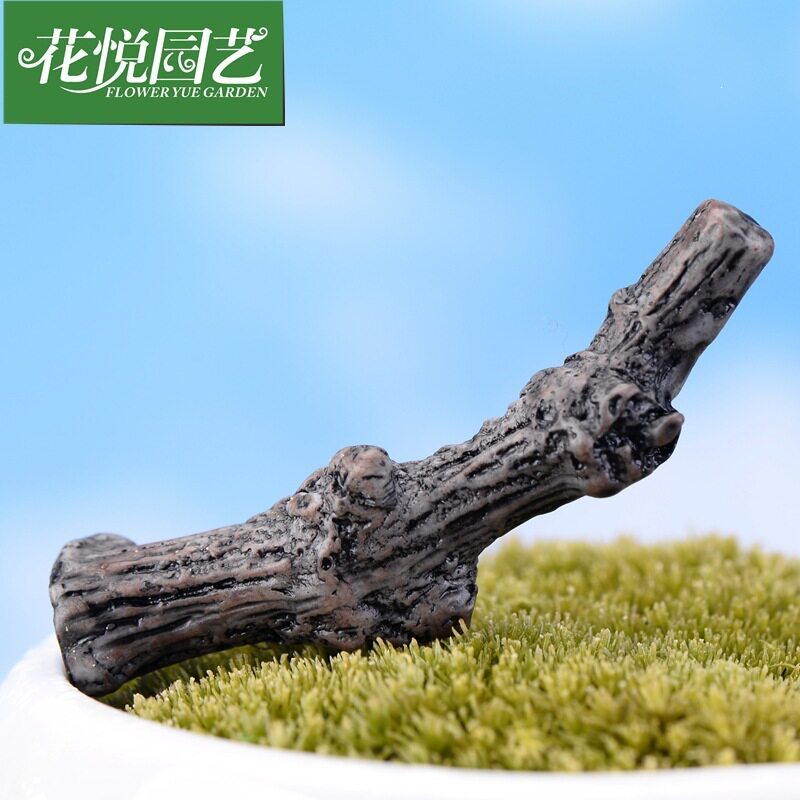 枝迷你枯树枝组装小摆件手工盆景