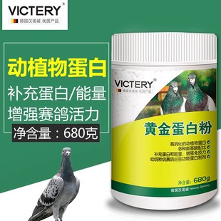 汉诺威黄金蛋白粉680g信鸽幼种补充蛋白和能量保健鹦鹉非鸽药大全