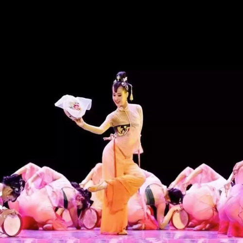 绣影叠香胶州秧歌古典飘逸演出服