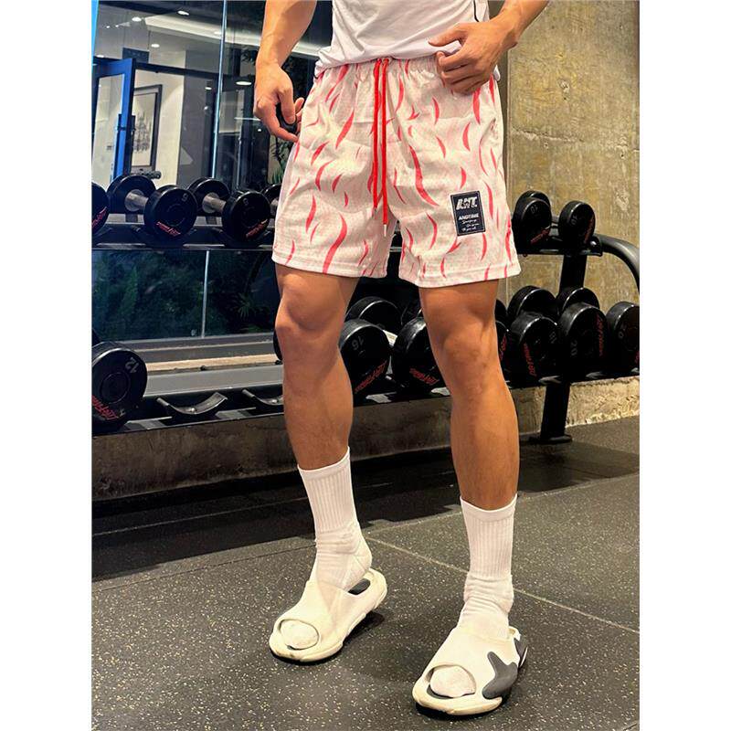 美式复古短裤【柳叶刀】透气运动四分裤青少年ins休闲百搭短裤夏