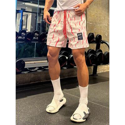 美式复古短裤【柳叶刀】透气运动四分裤青少年ins休闲百搭短裤夏