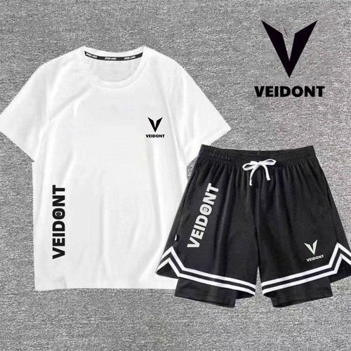 VEID篮球运动套装速干短袖训练服
