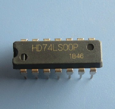74LS00 HD74LS00P 四路2输入正与非门 直插DIP14