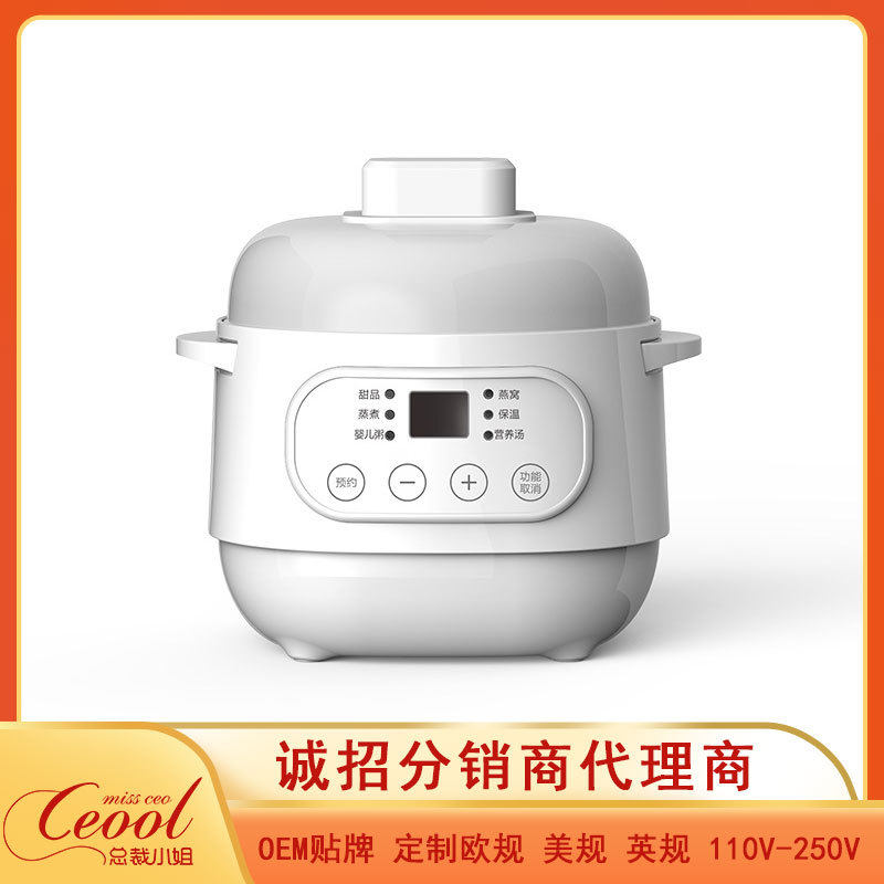 总裁小姐电炖锅家用电炖盅炖锅煲汤全自动婴儿辅食锅隔水燕窝炖盅