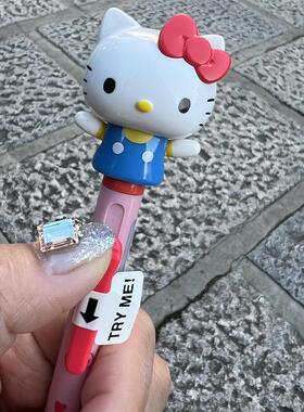 日系HelloKitty加油笔手臂会摆动的写字笔学生专用打气笔可爱礼物