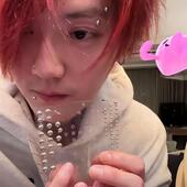 鹿晗同款 眉钉免打孔无洞假贴纸饰品假唇钉鼻钉自带背胶音乐节贴粘