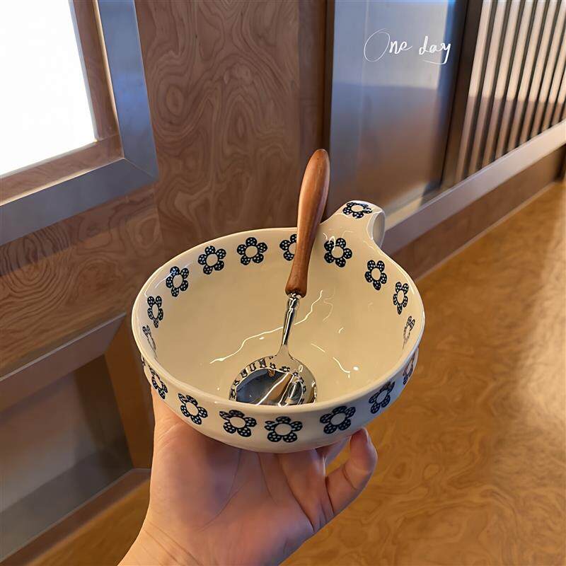 日系碗餐具家用汤碗饭碗可爱面碗玻璃酸奶碗高颜值水果碗2026新款