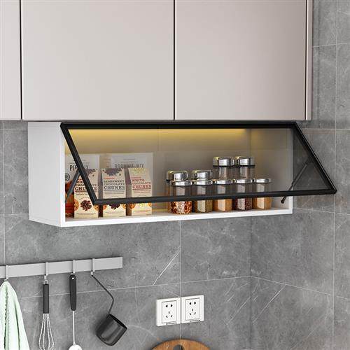 厨房吊柜下方置物架壁挂式调料柜子墙上上翻带门厨房置物架收纳柜,厨房/烹饪用具,厨房墙壁置物架/厨房墙壁挂架,淘宝优惠券,粉丝福利购,淘宝优惠卷