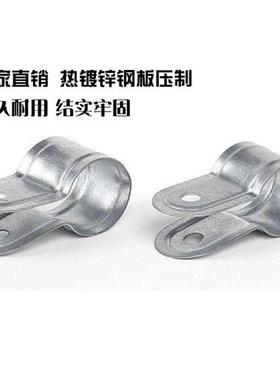 50个包邮温室大棚配件热镀锌加厚夹箍抱箍圆包箍门头卡箍夹圈