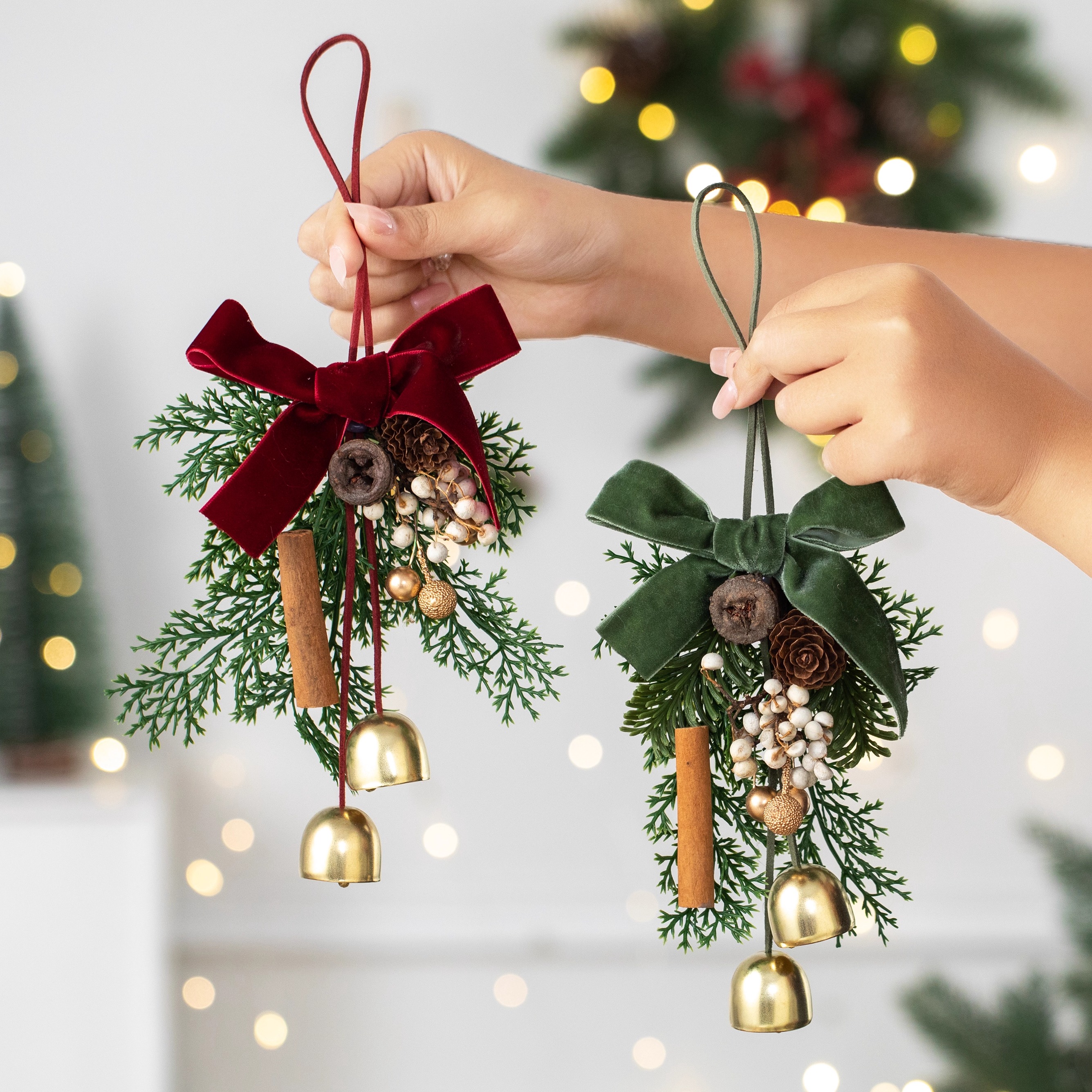圣诞铃铛小礼品圣诞新年装饰挂件