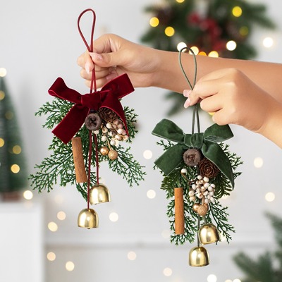 圣诞铃铛小礼品圣诞新年装饰挂件
