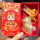 马上有钱金色铝箔小马钥匙扣新年礼物手机挂链包包挂件公司小礼品