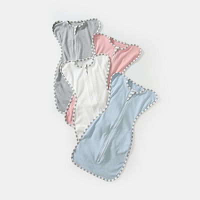 亲肤婴儿睡袋防踢被神器防惊跳新生儿一体睡袋四季可用婴儿睡衣
