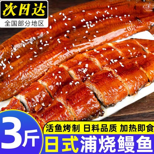 浦烧鳗鱼加热即食烤鳗鱼饭日料