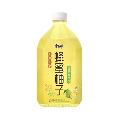 康师傅蜂蜜柚子茶1L瓶整箱大瓶蜂王浆柚子味饮品酸甜清新调味茶饮