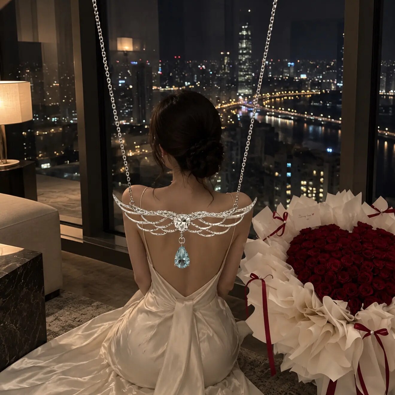paras kors派热my angel天使项链女款轻奢小众锁骨链【女友礼物】